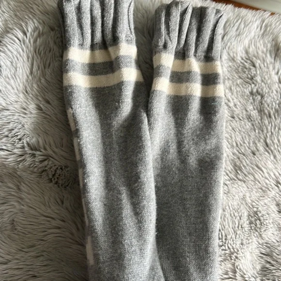 RARE EUC Vintage Victoria’s Secret PINK Knee High Sweater Sock Boots - Picture 4 of 8